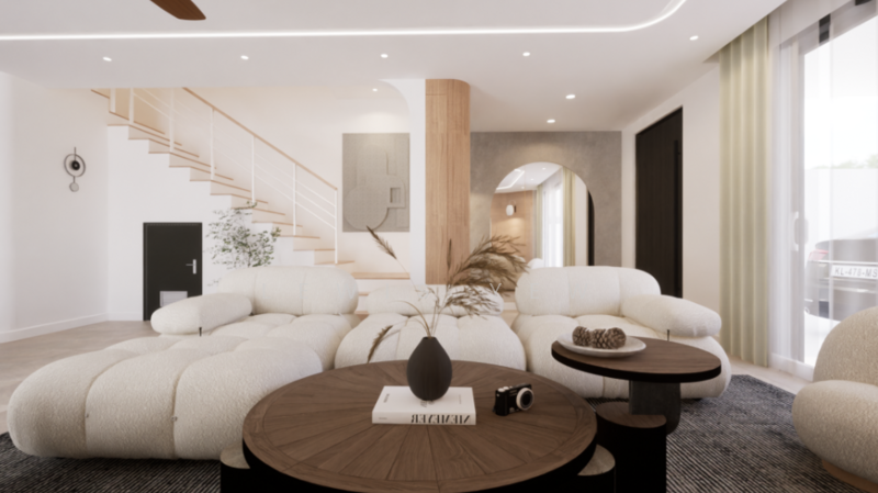 Rumah Teres 2 Tingkat untuk Dijual di Taman Puchong Tekali (Puchong) - Lewis Yew - Living Room - PropertyGuru.com.my