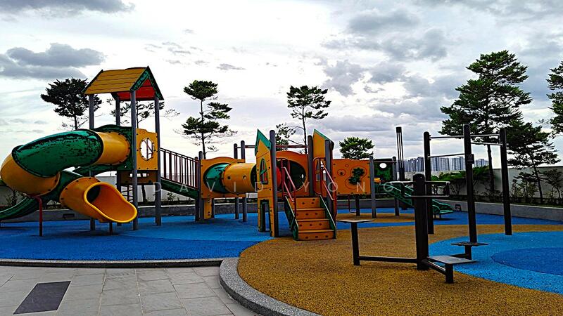 child-friendly secure play zone