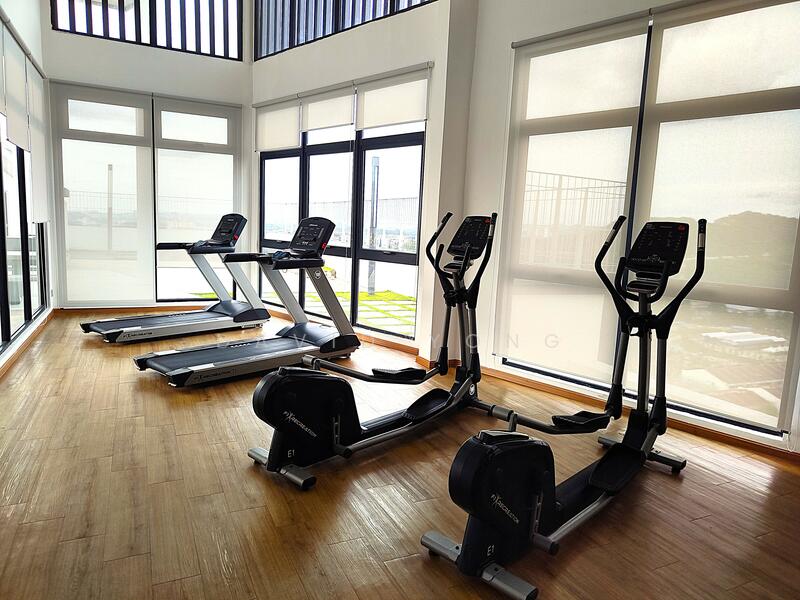 gym atop the building