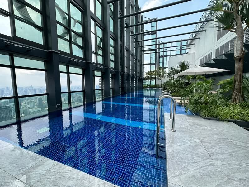 Service Residence for Sale at Four Seasons Place - Charles Phua - Pool - PropertyGuru.com.my