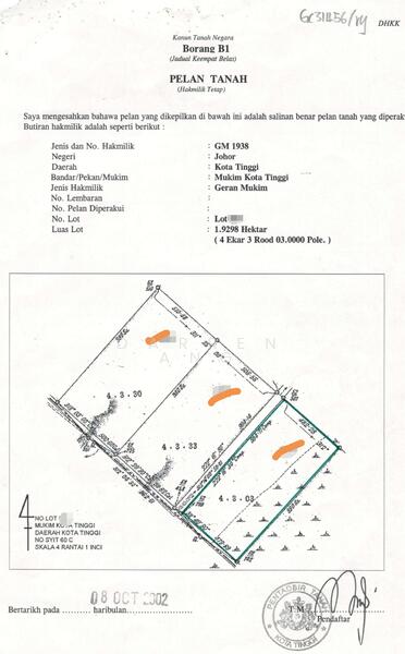 Untuk Dijual - Ulu Tiram 15 acres converted industrial land for sales