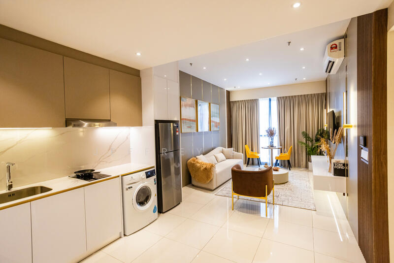 Service Residence for Sale at Golden Crown Residence - Jeffrey Chia - Living Room - PropertyGuru.com.my