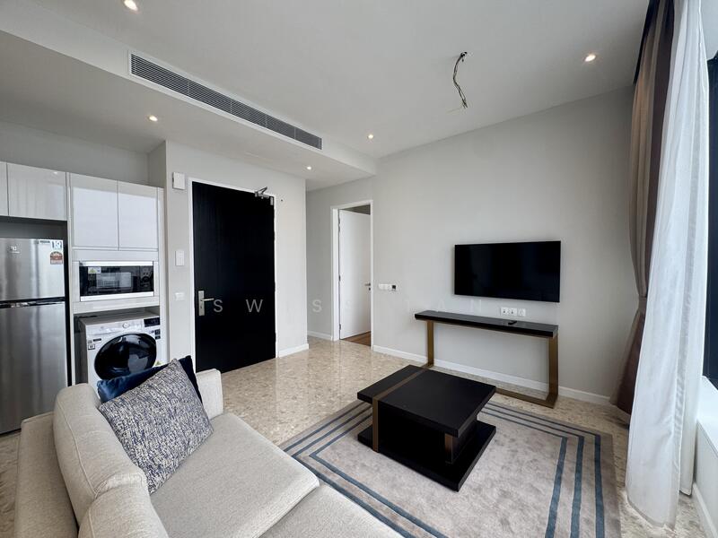 Servis Apartment untuk Disewa di Pavilion Ceylon Hill - Swiss Tan - Living Room - PropertyGuru.com.my