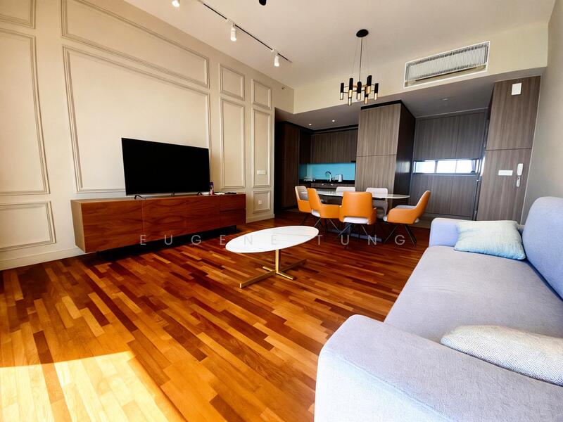 Servis Apartment untuk Dijual di Straits Residences - Eugene Tung - Living Room - PropertyGuru.com.my