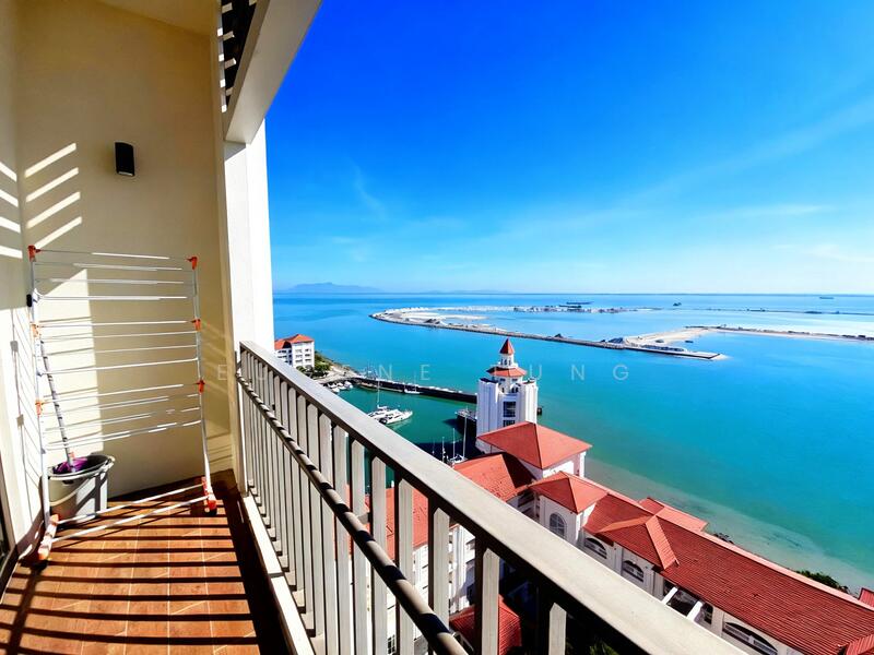Servis Apartment untuk Dijual di Straits Residences - Eugene Tung - Balcony - PropertyGuru.com.my