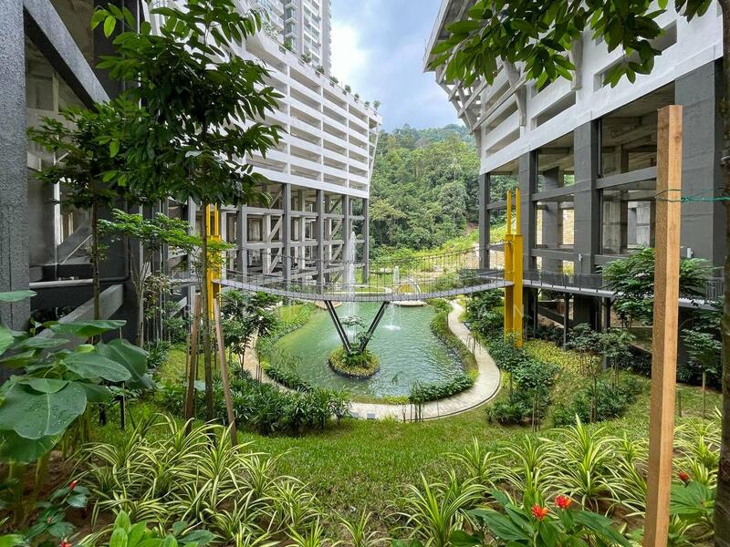 Landscaped Garden with Water Feature
