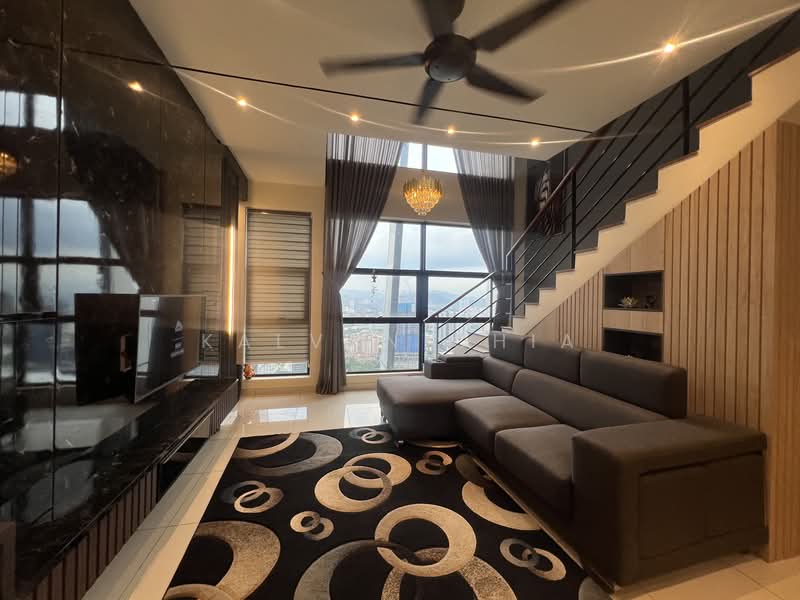 Service Residence for Rent at Arte Mont Kiara - Kalvyn Chia - Living Room - PropertyGuru.com.my