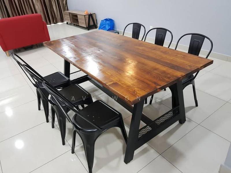 Kediaman Servis untuk Disewa di Glomac Centro Service Apartment - Ava Wong - Dining Room - PropertyGuru.com.my