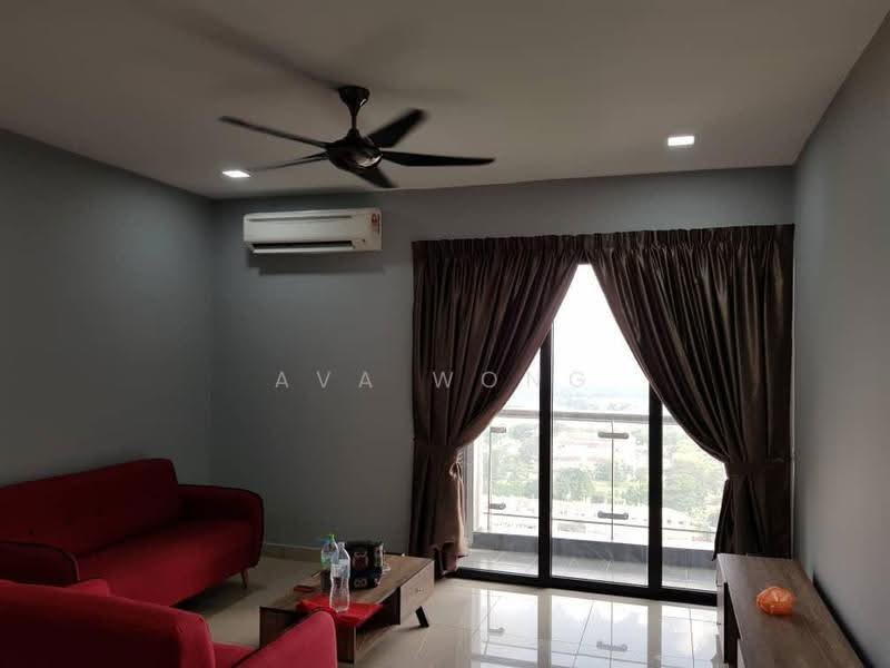 Kediaman Servis untuk Disewa di Glomac Centro Service Apartment - Ava Wong - Living Room - PropertyGuru.com.my