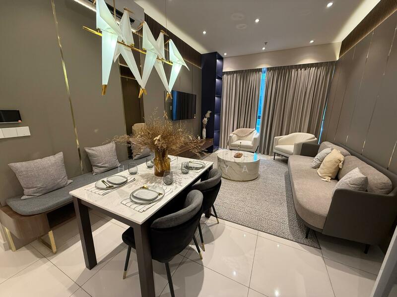 Service Residence for Sale at Golden Crown Residence - Henry Yap - Living Room - PropertyGuru.com.my