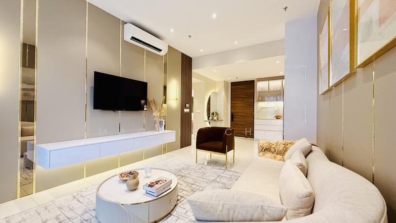 Service Residence for Sale at Golden Crown Residence - Maggie Chin - Living Room - PropertyGuru.com.my