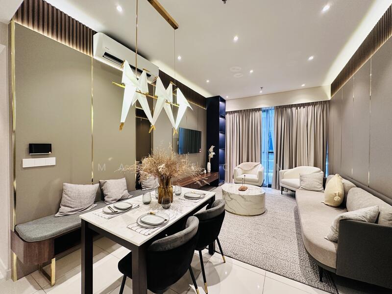 Service Residence for Sale at Golden Crown Residence - Maggie Chin - Living Room - PropertyGuru.com.my
