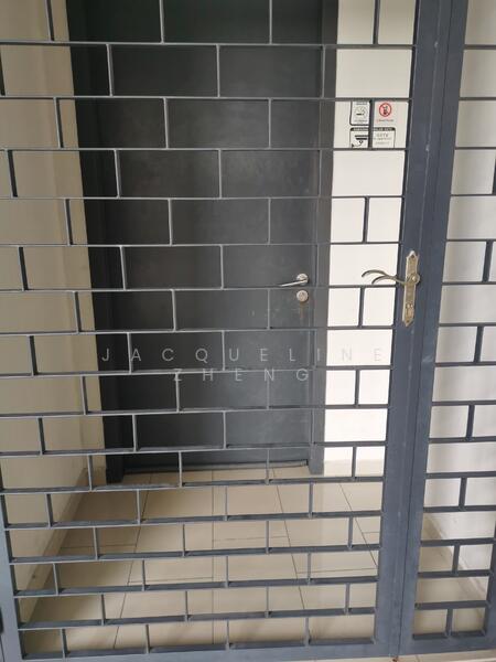 main door with grilled door