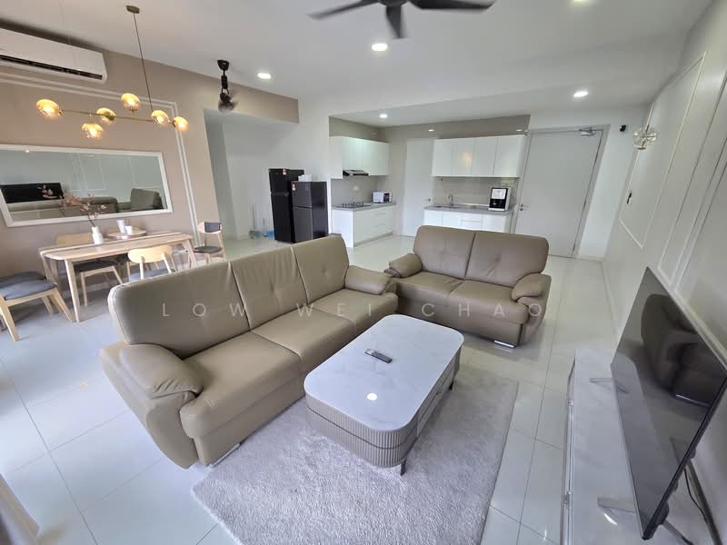 Kondominium untuk Disewa di Secoya Residence - Low Wei Chao - Living Room - PropertyGuru.com.my