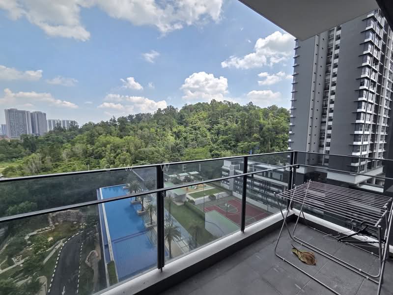 Kondominium untuk Disewa di Secoya Residence - Low Wei Chao - Balcony - PropertyGuru.com.my