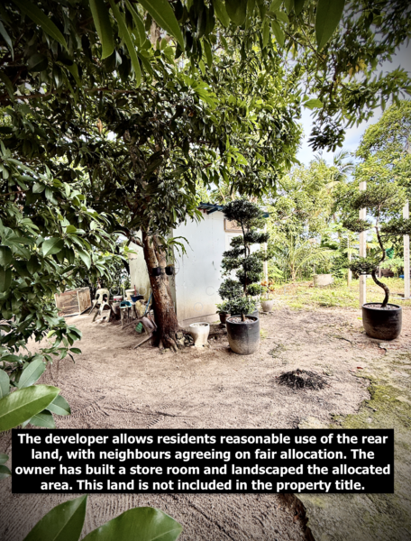 Land beyond the Back Lane