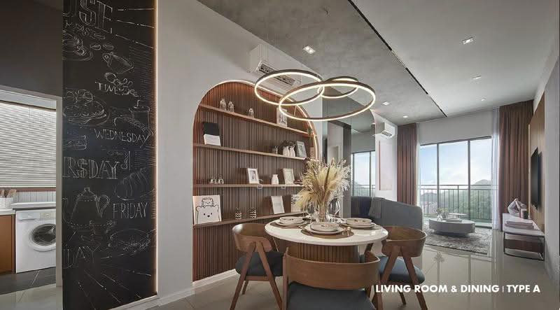 Kondominium untuk Dijual di D’Hazelton - SJ Ho - D'Hazelton - Dining Area - PropertyGuru.com.my