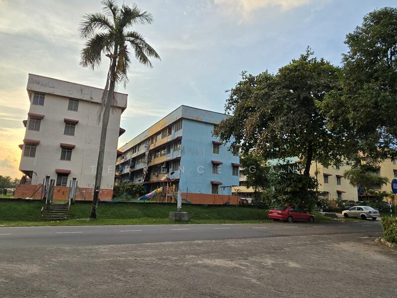 Surrounded by multiple blocks of flats