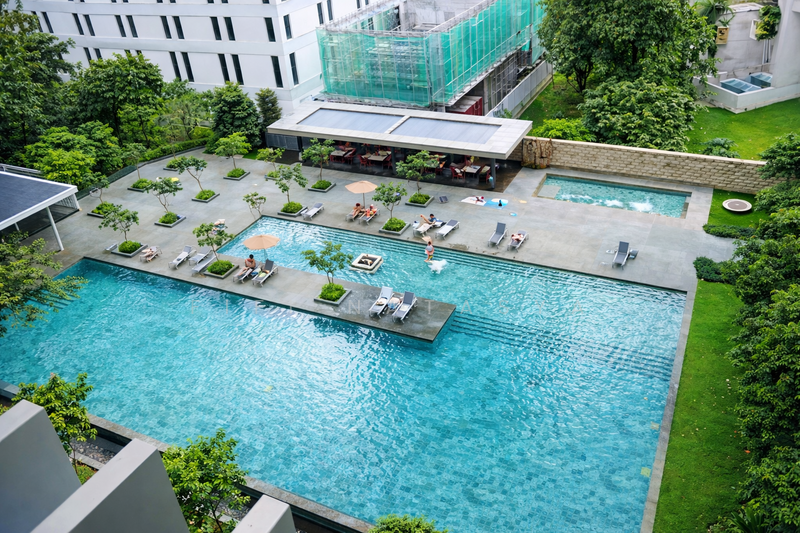 Service Residence for Sale at Binjai Residency - Fifi Natasya - Pool - PropertyGuru.com.my