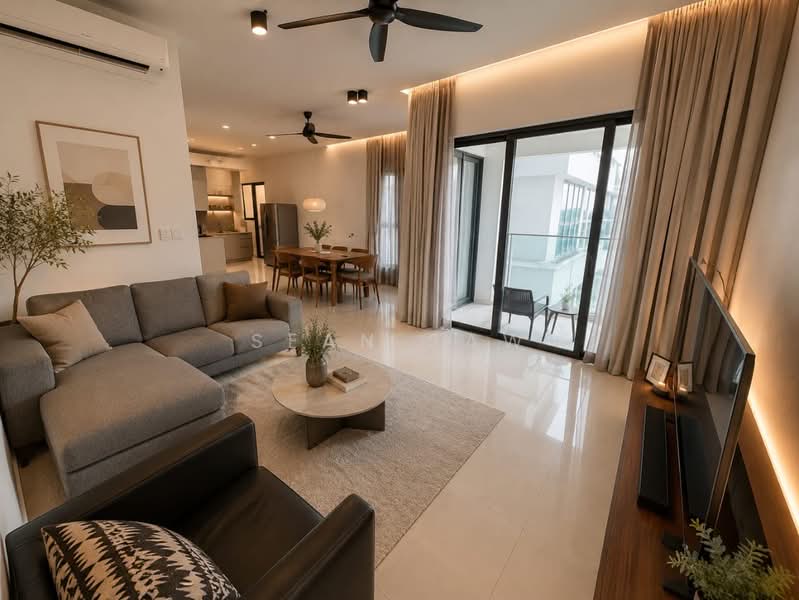 Condominium for Rent at A'Marine Condominium - Sean Saw - Living Room - PropertyGuru.com.my