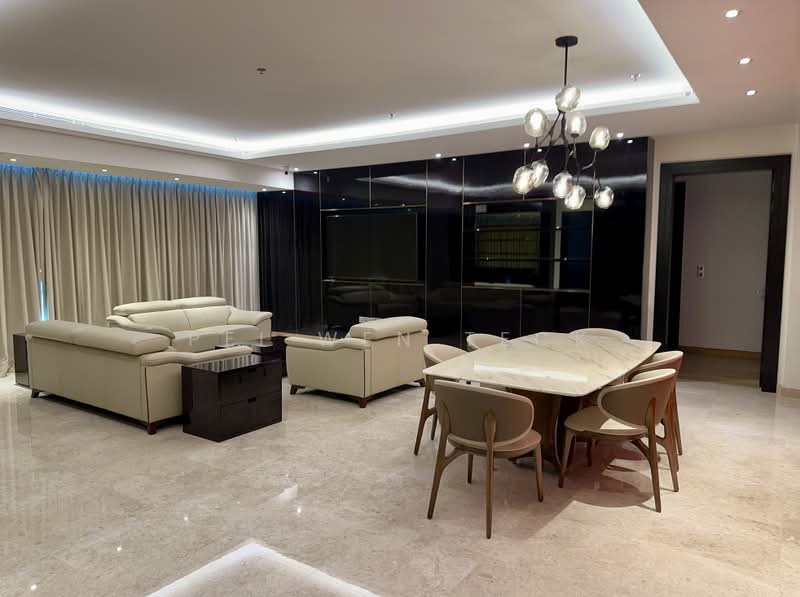 Servis Apartment untuk Disewa di The Ritz-Carlton Residences - Pei Wen Teck - Living Room - PropertyGuru.com.my