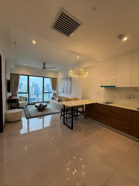 Service Residence for Rent at Core Residence @ TRX - Dexter Lim - Living Room - PropertyGuru.com.my