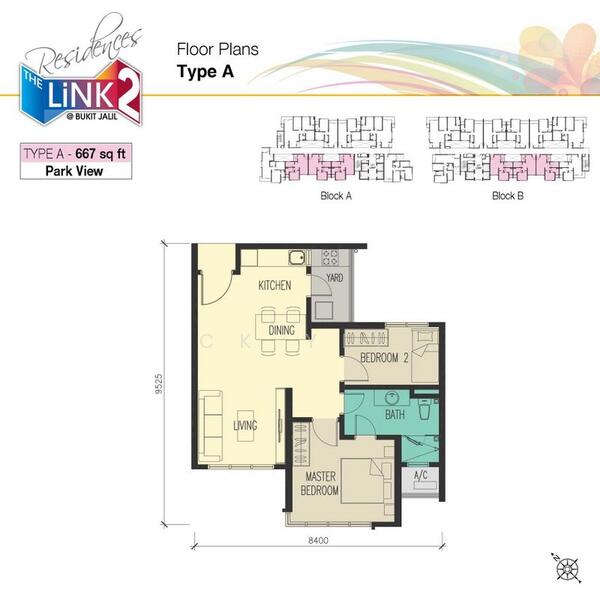 Service Residence for Sale at The Link 2 Residences - CK Yee - Kitchen - PropertyGuru.com.my