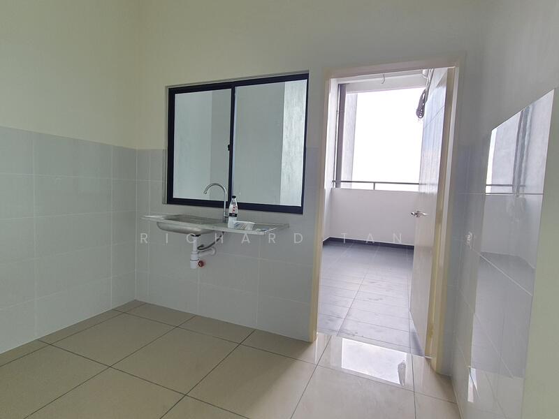 Kitchen leading out to Utility Area