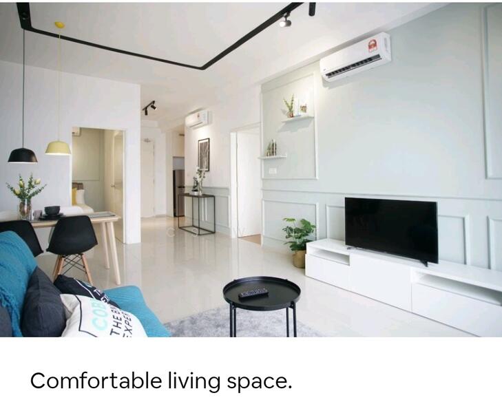Service Residence for Sale at EkoCheras Service Residences - CS Wong - Living Room - PropertyGuru.com.my
