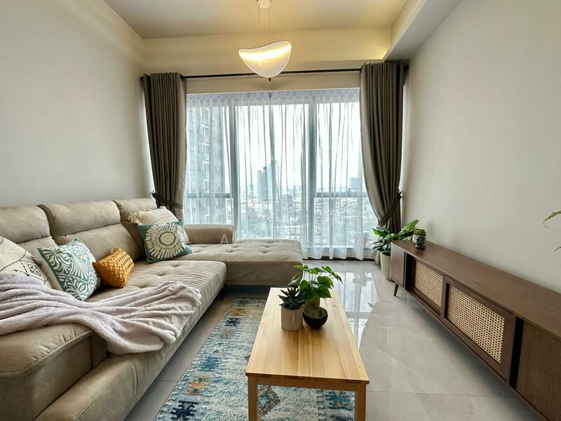 Servis Apartment untuk Disewa di Core Residence @ TRX - Ann . - Living Room - PropertyGuru.com.my