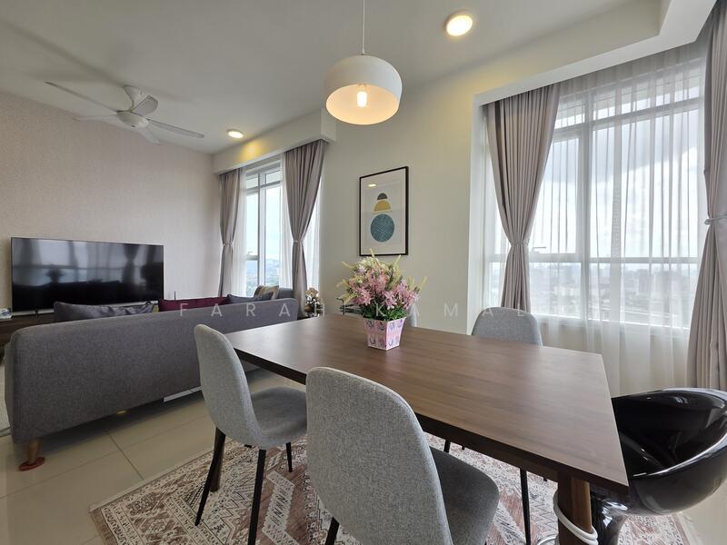 Service Residence for Rent at The Ridge - Farah Kamal - Living Room - PropertyGuru.com.my
