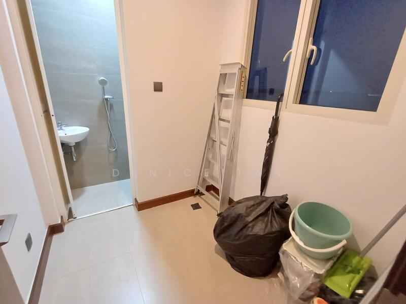 Maidroom with attached bathroom