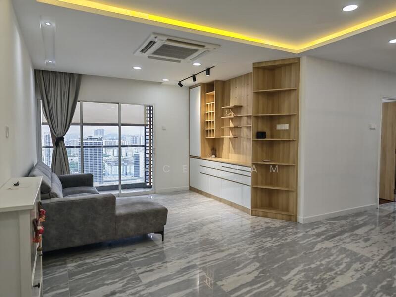 Condominium for Rent at Paraiso Residence @ The Earth - Grace Tham - Living Room - PropertyGuru.com.my