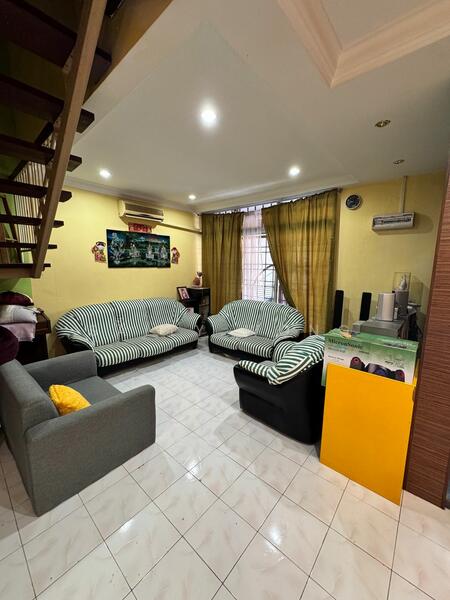 2-storey Terraced House for Sale in Lestari Putra (Seri Kembangan) - Sally Wong - Living Room - PropertyGuru.com.my