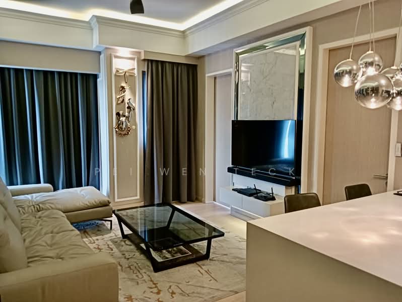 Service Residence for Rent at Star Residences One - Pei Wen Teck - Living Room - PropertyGuru.com.my