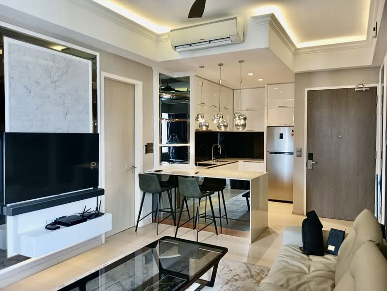 Service Residence for Rent at Star Residences One - Pei Wen Teck - Living Room - PropertyGuru.com.my