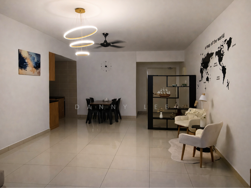 Servis Apartment untuk Dijual di Service Residence @ Landmark Residence 1 - Danny Lee - Living Room - PropertyGuru.com.my