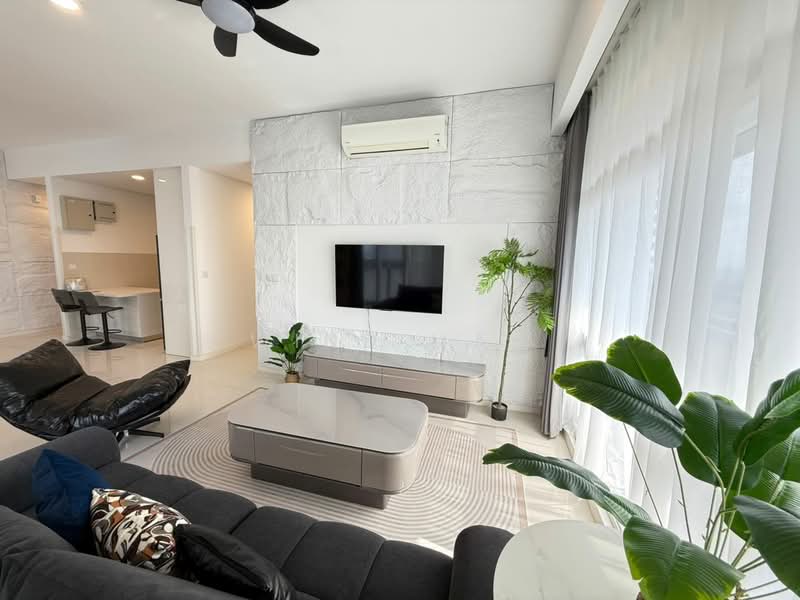 Service Residence for Rent at Met 1 Residences - Wind Mah - Living Room - PropertyGuru.com.my