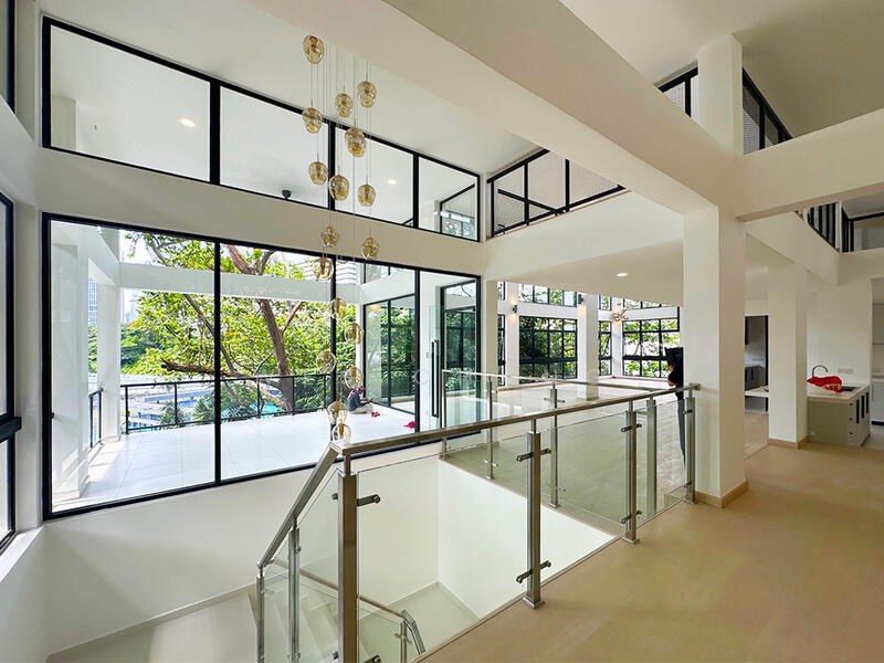 Ground Floor Terrace & Stairs