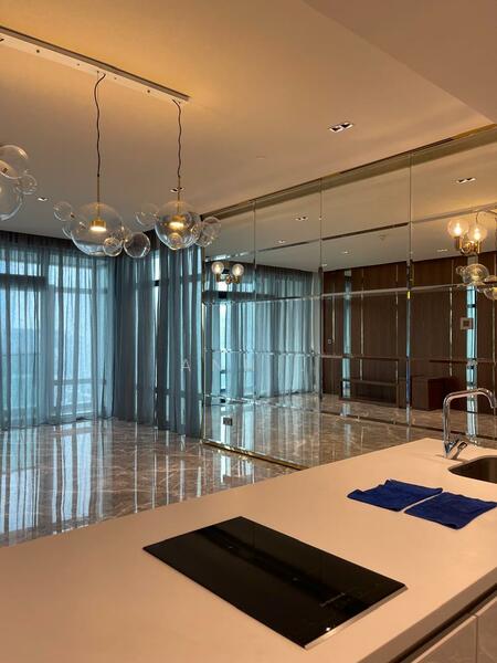 Service Residence for Sale at Four Seasons Place - Ann . - Living Room - PropertyGuru.com.my