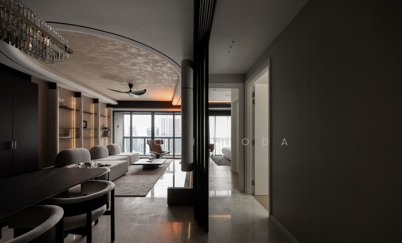 Service Residence for Sale at TRX Residences - Hiroki Noda - Living Room - PropertyGuru.com.my