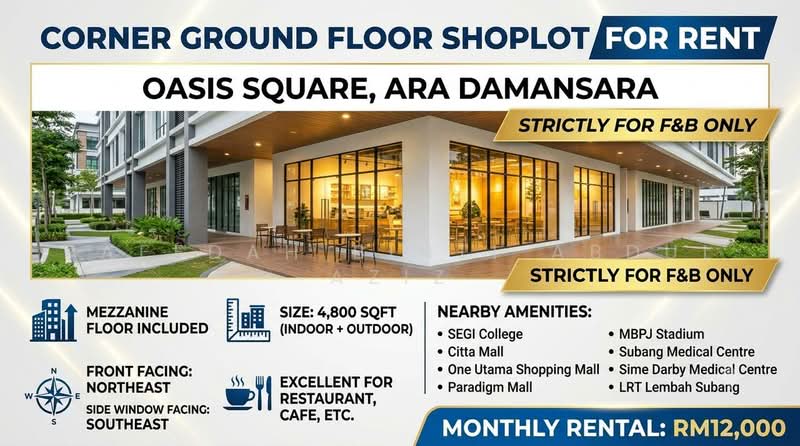 Shop for Rent in Ara Damansara (Selangor) - Rafedah Binti Abdul Aziz - Exterior - PropertyGuru.com.my