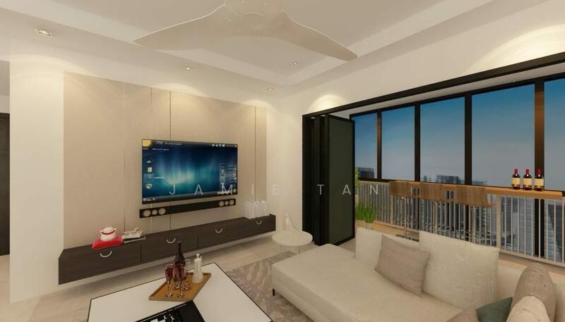 Service Residence for Sale at The Astaka @ 1 Bukit Senyum - Jamie Tan - Living Room - PropertyGuru.com.my