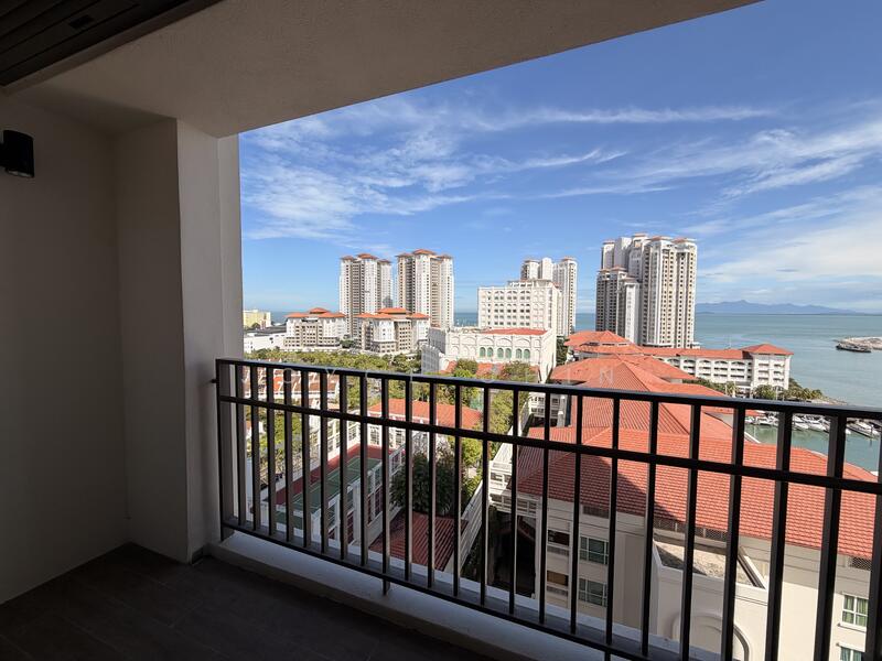 Service Residence for Rent at Straits Residences - Joyce Chin - Balcony - PropertyGuru.com.my