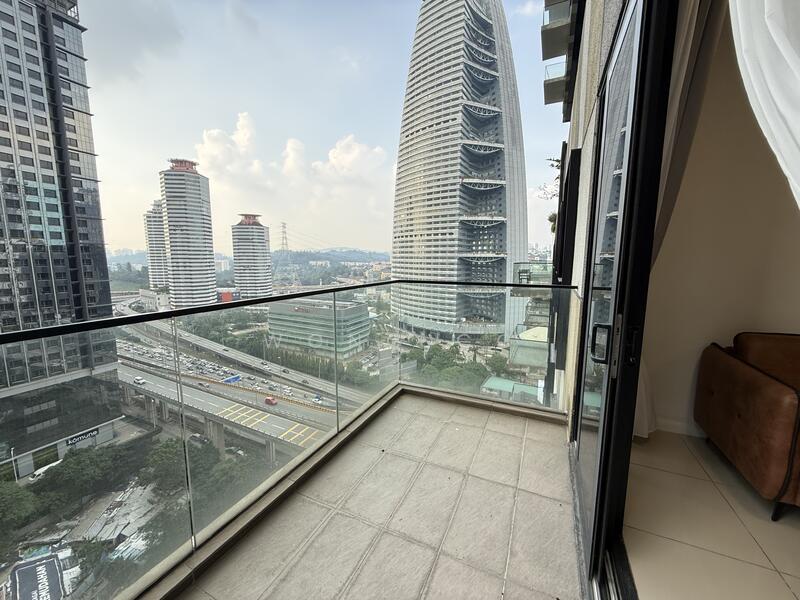 Service Residence for Rent at NOVUM - Wong CC - Balcony - PropertyGuru.com.my