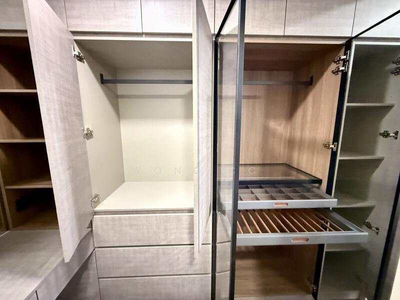 Service Residence for Rent at NOVUM - Wong CC - Master bedroom wardrobe - PropertyGuru.com.my
