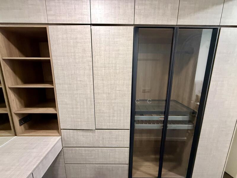 Service Residence for Rent at NOVUM - Wong CC - Master bedroom wardrobe - PropertyGuru.com.my