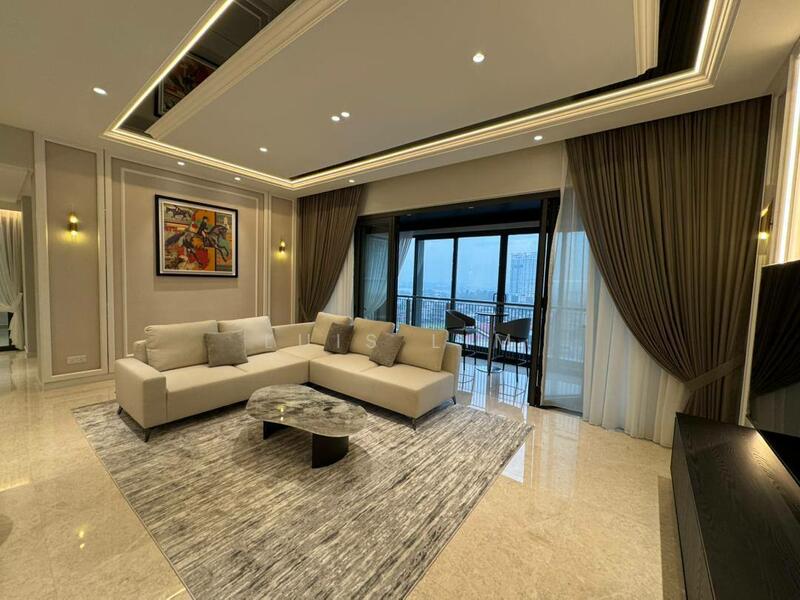 Service Residence for Sale at Arden @ One Bukit Senyum - Luis Lim - Living Room - PropertyGuru.com.my