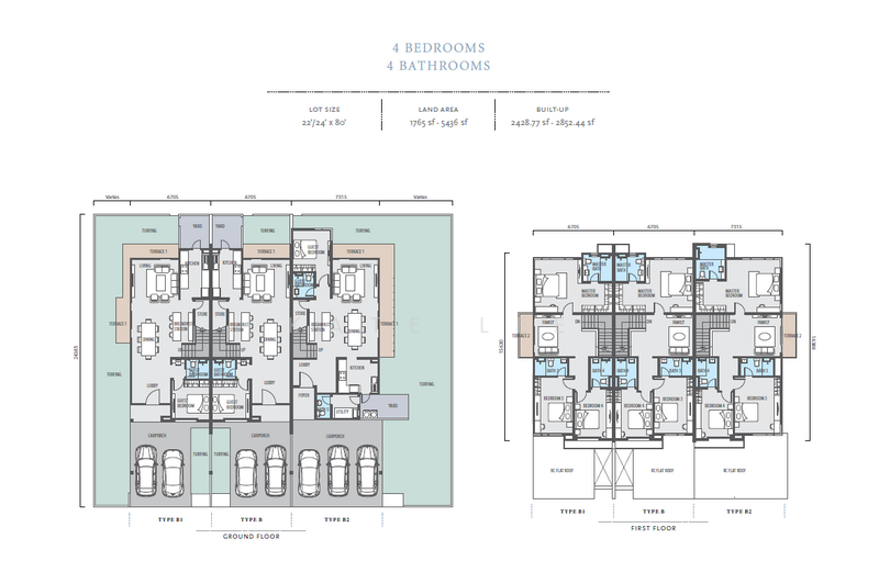 Untuk Dijual Urgent Sale RM1.05M 22x80 4B4B Strata Tropicana Aman Bayan Residence