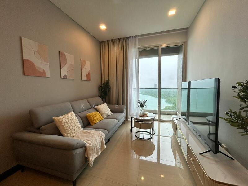 Service Residence for Rent at Puteri Cove Residences - Kate Tee - Living Room - PropertyGuru.com.my